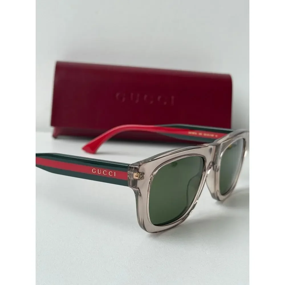 NEW Gucci GG1991S 003 Brown Square Sunglasses $395